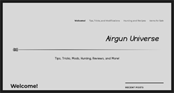 Desktop Screenshot of airgununiverse.net