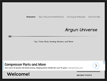 Tablet Screenshot of airgununiverse.net